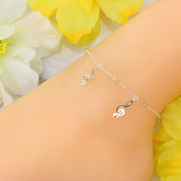 Minimalist Anklet, Sleek & Modern Design, Women’s Fashion, YC110204-A - Picture 7 of 10